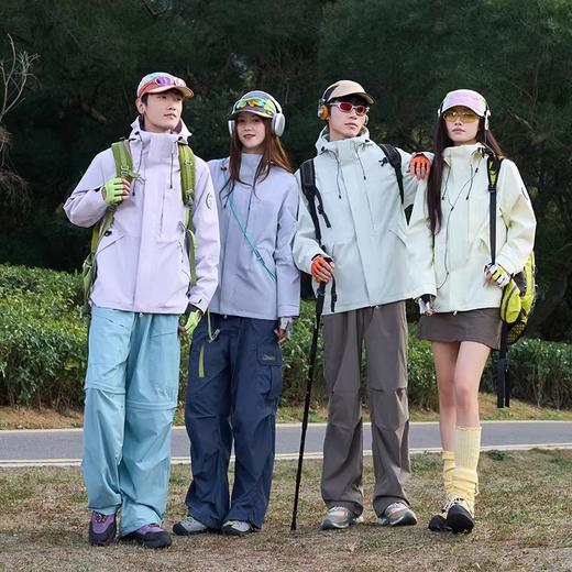 BINLE 多彩户外情侣款外套冲锋衣 防水防风 透气吸汗 柔软舒适 8色可选 商品图7