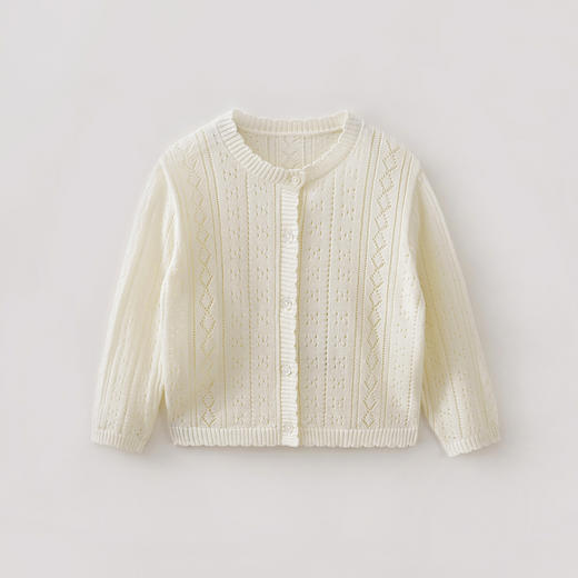 马克珍妮甜美优雅女童透气亚麻空调衫2026年夏装新款560978 商品图2