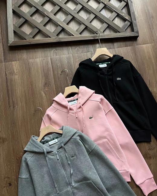 F030469女装新款柔软时尚舒适连帽衫小短款设计拉链卫衣外套 商品图2