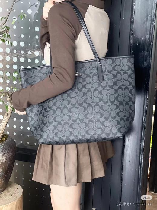 F030407新款吸扣大容量沙滩单面city托特包logo购物袋tote包 商品图2