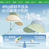 KK树儿童防晒帽男童女孩遮阳帽夏季宝宝户外大帽檐空顶帽防紫外线小云檐空顶防晒帽 商品缩略图1