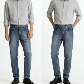 【9hd1】26SS春夏新款男士舒适水洗牛仔长裤！！