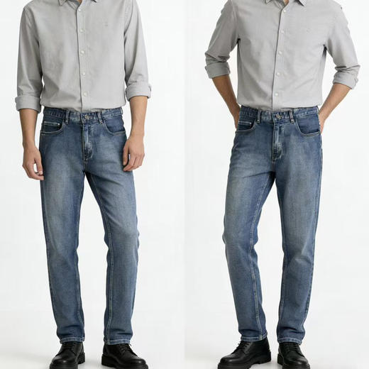 【9hd1】26SS春夏新款男士舒适水洗牛仔长裤！！ 商品图0