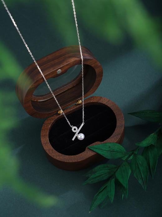 子佩集【百分之爱】银S925珍珠惜王妃套链项链【QJTL005】百分号2602 商品图2