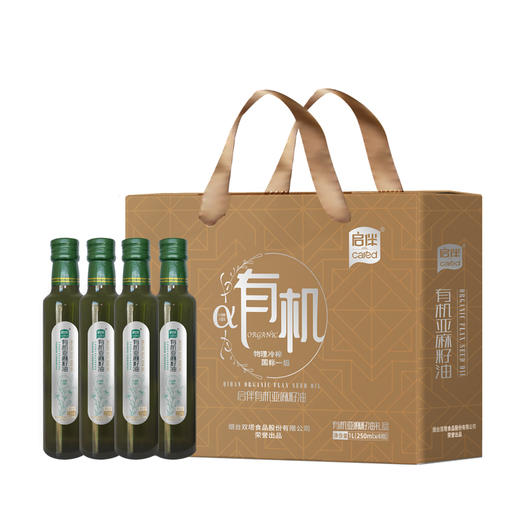 有机亚麻籽油 250ml×4礼盒装 商品图1