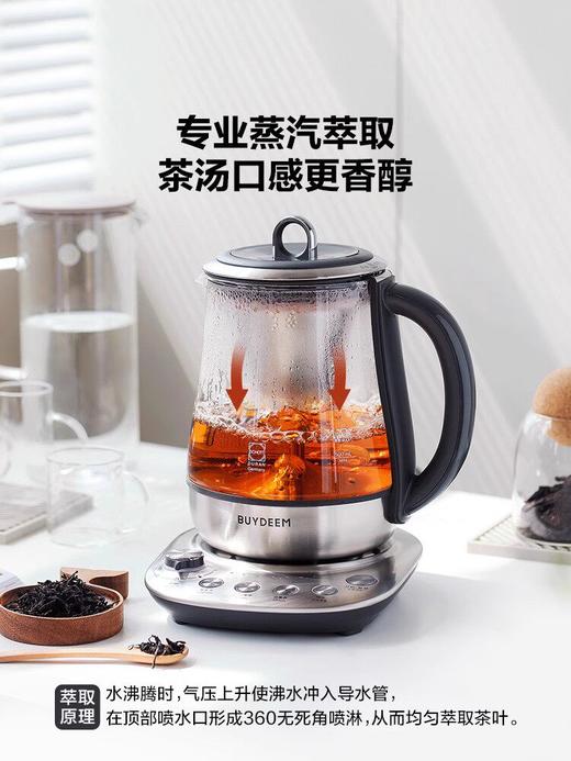 【北鼎养生壶高端款集合】北鼎K176养生壶多功能家用煮茶壶办公室喷淋煮茶器保温蒸汽萃取壶K187 商品图2