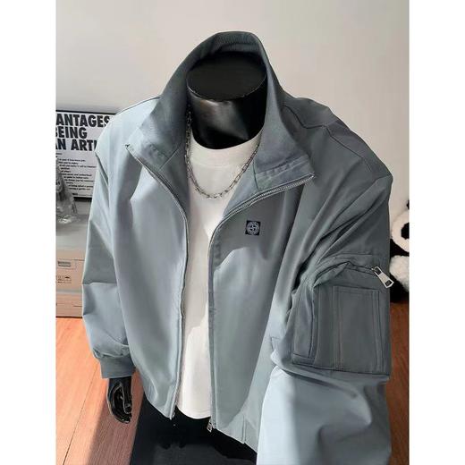 F030441美式飞行户外山系运动透气宽松拉链设计茄克潮流时尚休闲外套 商品图1