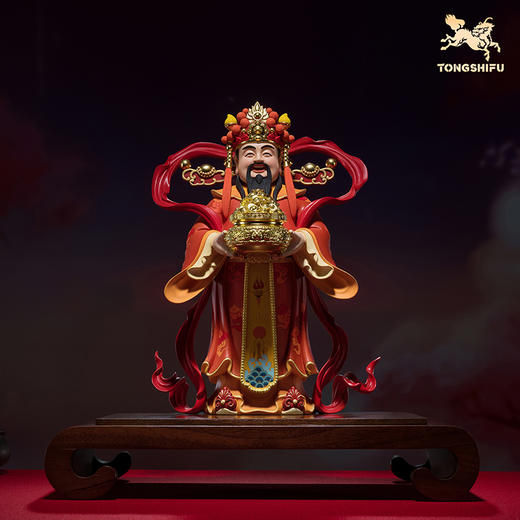 铜师傅《财到我家》财神爷铜摆件 家居工艺品 新年开业礼物 商品图0