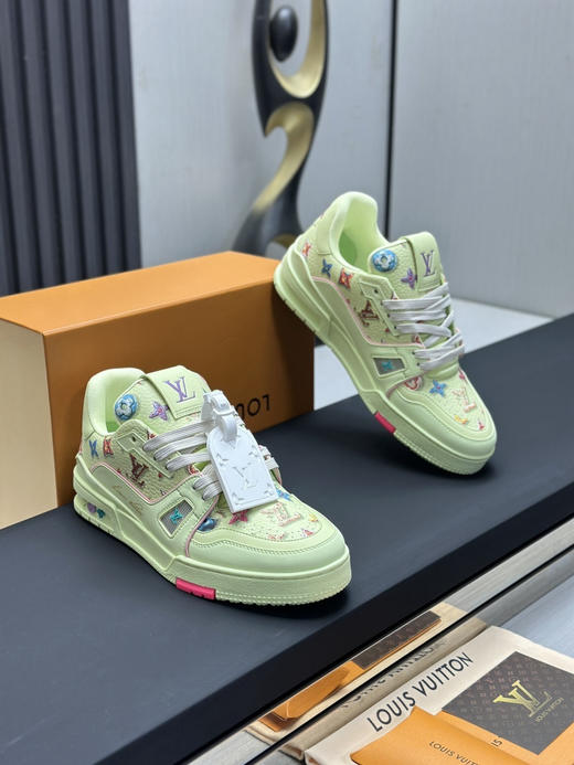 春季特惠💰650 LV 公司级 # 驴牌 Trainer 低帮休闲板鞋 商品图2