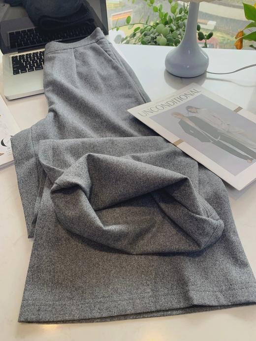 高货！无补！羊毛羊绒阔腿裤  26Y03015- 商品图6