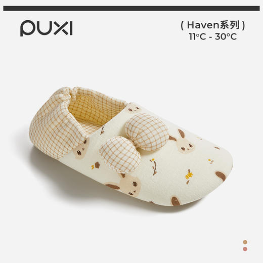 朴西月暖居家月子鞋秋冬新款爬爬垫拖鞋防滑室内保暖包跟棉鞋 商品图2