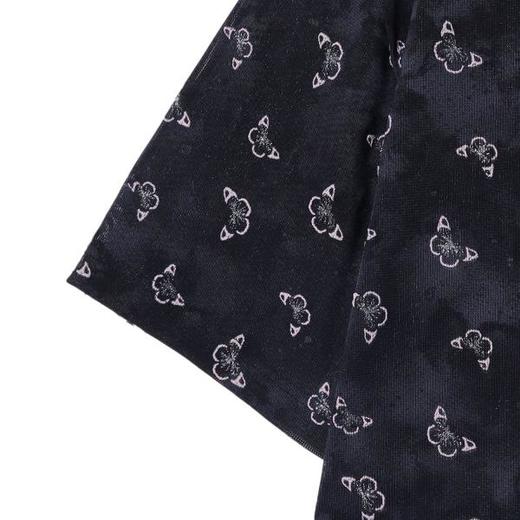 夏季高级感新款男士韩系洒金满印蝴蝶印花短袖T恤休闲圆领上衣 商品图2