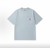 春款上新 经典基础款 Carhartt WIP LOGO标签车缝线口袋特染短袖T恤  280G全棉面料 商品缩略图1