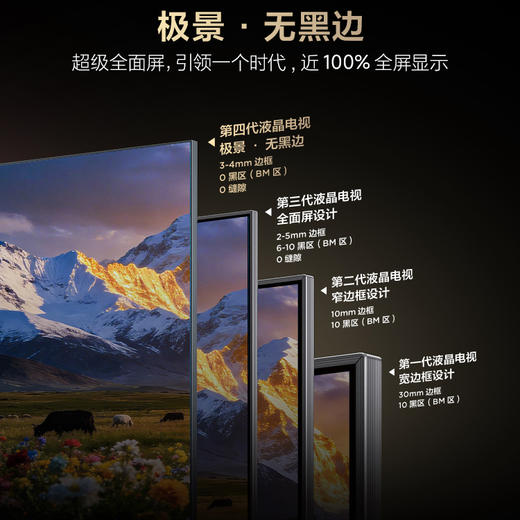 【FFALCON雷鸟】65鹤7 PRO 26款 65英寸 极景QD-MiniLED 蝶翼华曜屏 万象分区 平板电视机65R79A Pro 商品图3