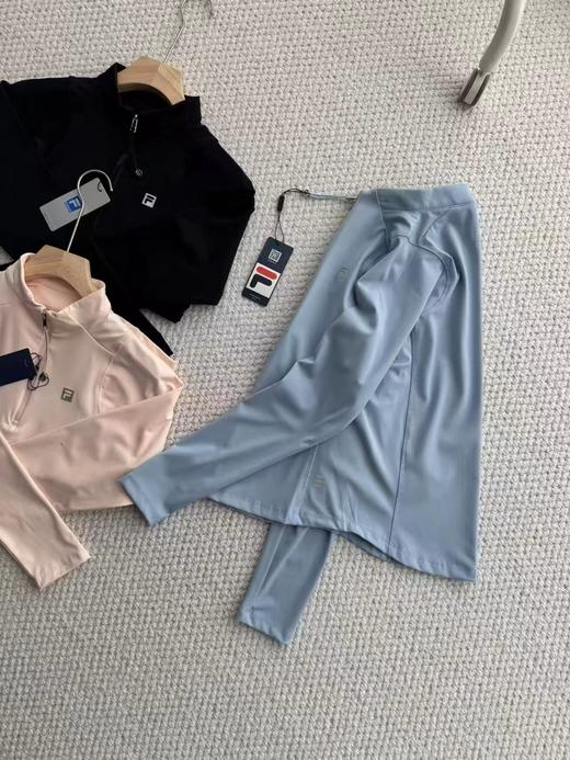 F030476立领青春减龄柔软亲肤收腰时髦长袖打底衣拼接剪裁上衣 商品图3