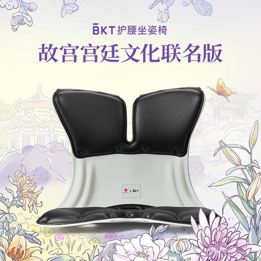 BKT 人体工学护腰坐姿椅 加大版 神秘黑-LP01 商品图2
