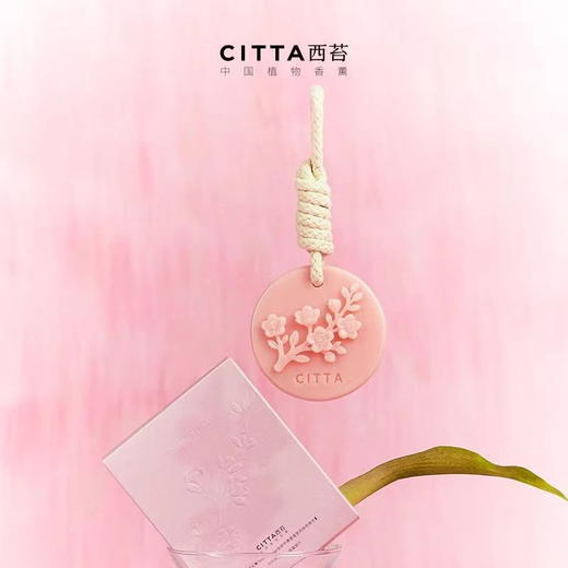 CITTA/西苔桃花衣柜香薰香片蜡片净化空气持久留 商品图2