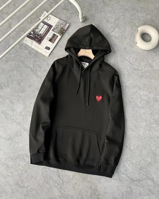 F030492春款纯色基础简约百搭潮流精品针织毛圈连帽卫衣 商品图5