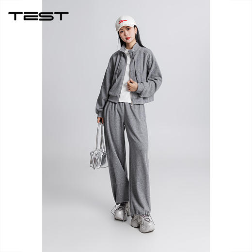 春上新个性立领卫衣套装时尚显瘦休闲两件套4261007 商品图0