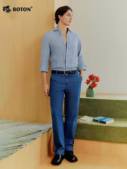 波顿男士春秋季牛仔裤｜斜插口袋设计，宽松版型日常百搭ME999126 商品图2