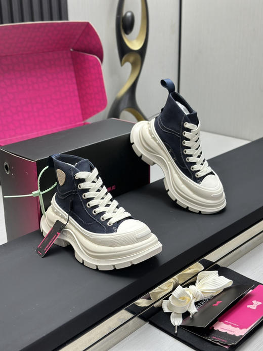 春季特惠💰450 新款厚底高帮 # SMILEREPUBLIC 厚底帆布鞋系列 商品图2