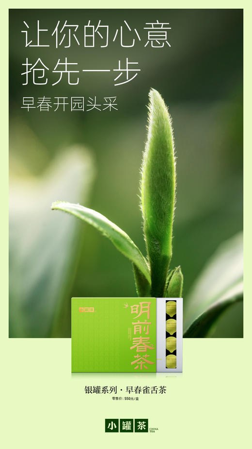 小罐茶大师系列2026年早春雀舌茶20罐绿茶茶叶礼盒装 商品图10
