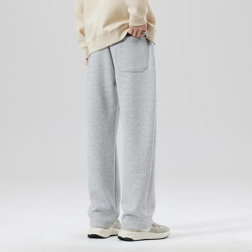 爆卖中！~2026春秋男士高级直筒针织卫裤，宽松休闲，百搭时尚，80到200斤都能穿 商品图3