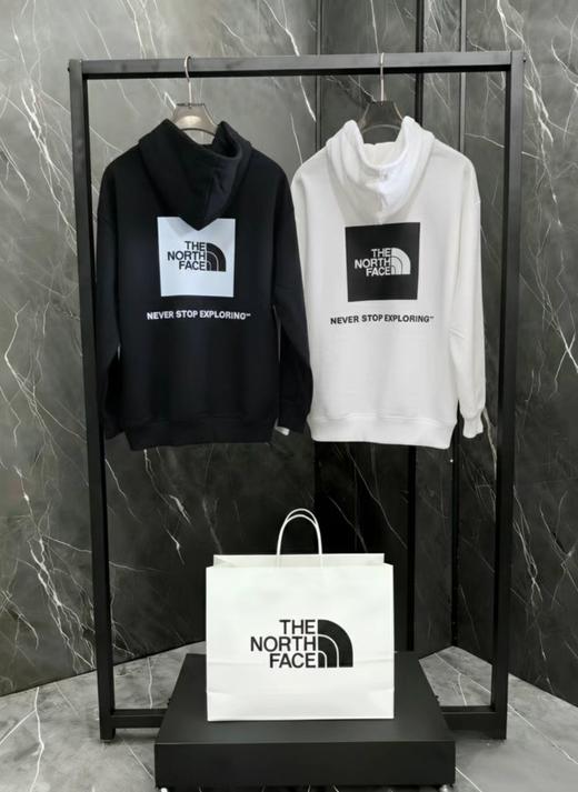 F030497春款后背徽标印花两色连帽卫衣百搭休闲男女同款 商品图1