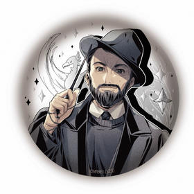 神奇动物系列马口铁徽章75mm 阿不思·邓布利多