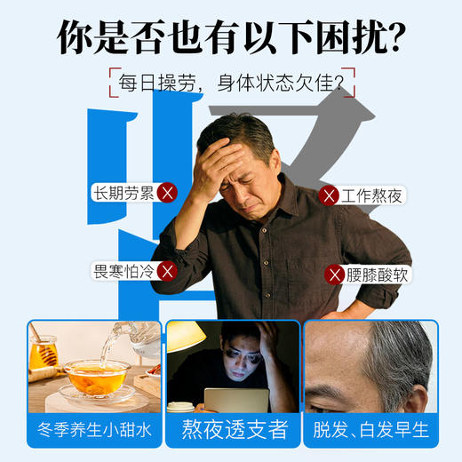 夏茗方参精双黄人参红参阿胶茶代用茶 商品图1