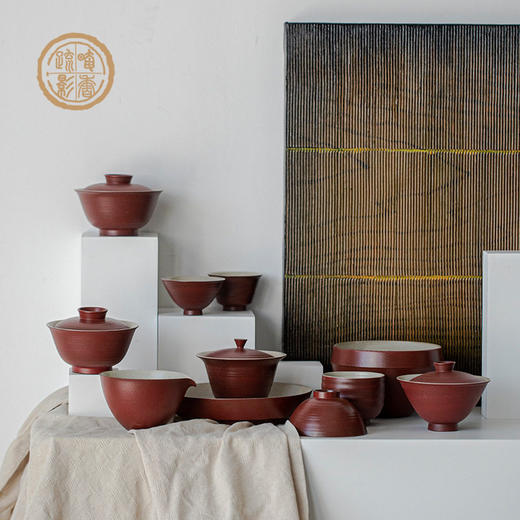 暗香疏影/老岩泥手拉胚诧寂风纯手工粗陶功夫茶具 商品图5