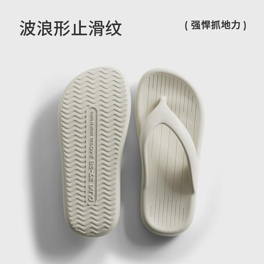 朴西晴沙居家室内凉拖鞋情侣春季新款软底防滑可外穿海边人字拖 商品图2