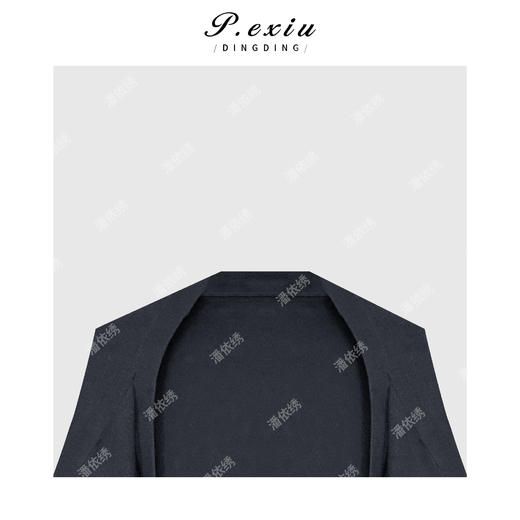 03-2潘依绣丁丁宠粉韩系极简长袖毛织披肩Q1413 商品图2