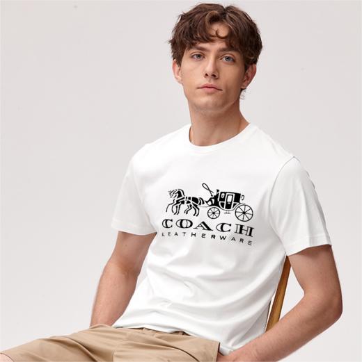 初夏必备 低至一折【COACH/蔻驰  男女款短袖】经典款式 花小钱购质量 商品图7