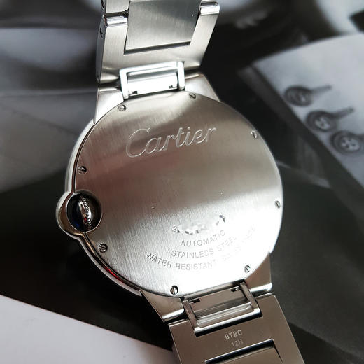 【95新】CARTIER 卡地亚WSBB0049自动机械机芯日期显示42MM（男款）蓝气球系列精钢150226NJT13 商品图7