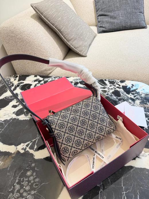 F030454实用日常有质感加宽肩带老花单肩腋下盒子包 商品图2