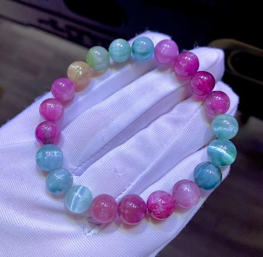 9mm猫眼碧玺手串 商品图3