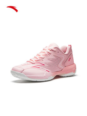 安踏瞬影001女子专业羽毛球鞋新款防滑耐磨运动鞋训练比赛乒羽鞋122634403