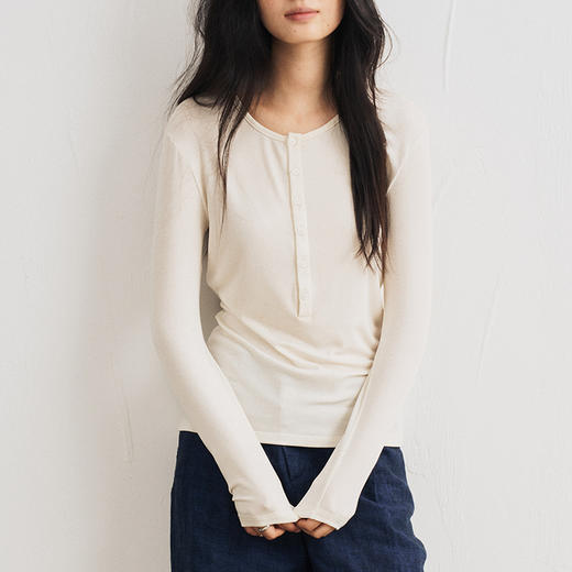 【被问麻了！两位数就能买到的羊毛打底衫】羊毛天丝醋酸完美结合 修身款式 拉伸腰线 商品图1