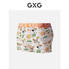 GXG男士内裤 【3条装】莫代尔棉质卡通涂鸦印花内裤男短裤 25年春夏热卖 商品缩略图1