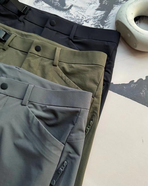 F030464刺绣新款户外男软壳裤子防风防泼水徒步登山裤长裤 商品图6