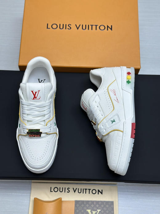春季特惠💰650 LV 公司级 # 驴牌 Trainer 低帮休闲板鞋 商品图7