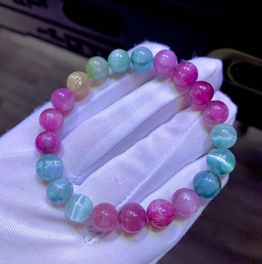 9mm猫眼碧玺手串 商品图5