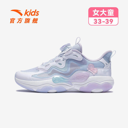 安踏蝶翼6代丨儿童运动鞋女童鞋夏季新款网面犟弹休闲鞋322628803 商品图1