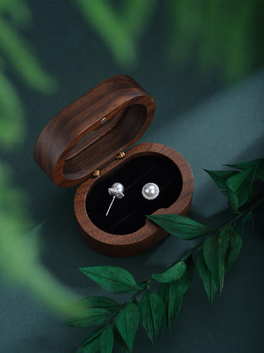 子佩集【心海花叙】银S925珍珠惜王妃耳钉【QJED006】小太阳2602 商品图4