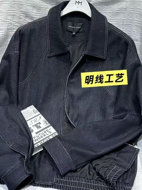 麦檬MEILLEURMOMENT男装翻领牛仔外套9H2110301
