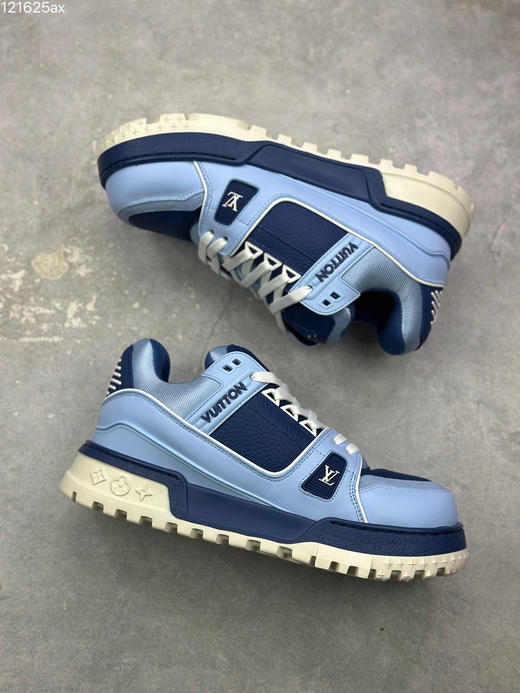 春季特惠💰650 LV 公司级 # 驴牌 Trainer Maxi 胖丁低帮休闲板鞋 商品图4