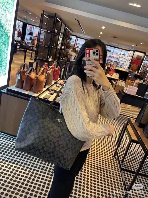 F030407新款吸扣大容量沙滩单面city托特包logo购物袋tote包 商品图3