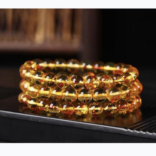 金珀纳福 天然花珀经典手串 商品图4