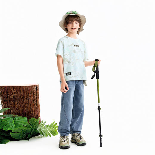 【实体店同款】男童圆领短袖针织衫夏季新款安奈儿童装AB621034 商品图3